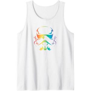imageStar Wars Pride Stormtrooper Helmet Tank TopWhite