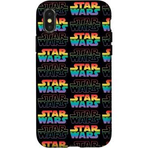 imageiPhone 16 Star Wars Gradient Rainbow Black CaseiPhone XXS