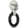 imageSTAR WARS for Pets Baby Yoda The Child in Cradle Ball Figure Dog Toy  Small Plush Toys Fabric Plush Dog Toy Squeaky Plush Toys for All DogsMulti4 InchFF15146Mando Puppy Teether Ring Toy