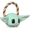 imageSTAR WARS for Pets Baby Yoda The Child in Cradle Ball Figure Dog Toy  Small Plush Toys Fabric Plush Dog Toy Squeaky Plush Toys for All DogsMulti4 InchFF15146The Child Plush Rope Head