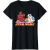 imageStar Wars Pride BB8 Let Nothing Stand in Your Way Rainbow TShirtBlack