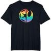 imageStar Wars Rebel Alliance and Galactic Empire Pride TShirtBlack