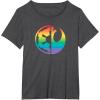 imageStar Wars Rebel Alliance and Galactic Empire Pride TShirtDark Heather Grey