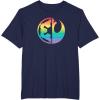 imageStar Wars Rebel Alliance and Galactic Empire Pride TShirtNavy Blue