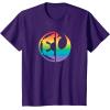 imageStar Wars Rebel Alliance and Galactic Empire Pride TShirtPurple
