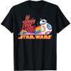 imageStar Wars Pride BB8 Let Nothing Stand in Your Way Rainbow TShirtBlack