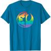 imageStar Wars Rebel Alliance and Galactic Empire Pride TShirtSapphire Blue