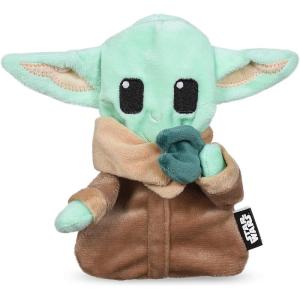 imageSTAR WARS for Pets Baby Yoda The Child in Cradle Ball Figure Dog Toy  Small Plush Toys Fabric Plush Dog Toy Squeaky Plush Toys for All DogsMulti4 InchFF15146The Child Plush Flattie
