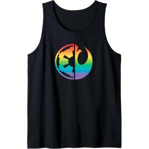 imageStar Wars Rebel Alliance and Galactic Empire Pride Tank TopBlack