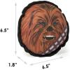 imageBuckleDown Dog Toy Star Wars Ballistic Squeaker R2D2 Head Top View 8 x 8 in 203 x 203 cm DTPTSWBAIStar Wars Chewbacca