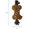 imageSTAR WARS Fetch for Pets Chewbacca Plush Figure Squeaker Dog Toy MediumChewbacca Bone Rope