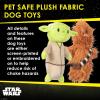 imageStar Wars 2piece Multipack Dog Toys  Yoda ampamp Chewbacca Bobo Style Squeaky Plush Dog Toys