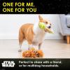 imageStar Wars 2piece Multipack Dog Toys  Yoda ampamp Chewbacca Bobo Style Squeaky Plush Dog Toys