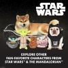 imageStar Wars 2piece Multipack Dog Toys  Yoda ampamp Chewbacca Bobo Style Squeaky Plush Dog Toys
