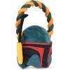 imageStar Wars for Pets Boba Fett Puppy Teether Toy  Boba Fett Teething Toy for Puppies  Dog Toys Puppy Teething Toys Puppy Safe Chew Toys Dog Chew ToysBoba Fett Rope Head
