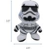 imageStar Wars for Pets Plush Storm Trooper Rope Frisbee Dog Toy  Fetch Toys for Dogs Dog Tug Toys  Cute and Soft Dog Toy from Official Star Wars for Pets Dog FrisbeeWhite Storm Trooper Plush