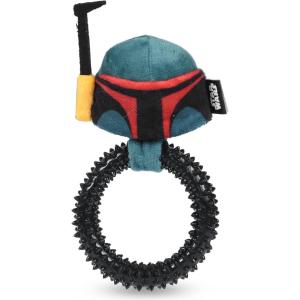 imageStar Wars for Pets Boba Fett Puppy Teether Toy  Boba Fett Teething Toy for Puppies  Dog Toys Puppy Teething Toys Puppy Safe Chew Toys Dog Chew ToysBoba Fett Ring Teether Toy