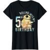 imageStar Wars BB8 ampamp DO Rolling Into My 5th Birthday TShirtBlack