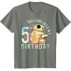 imageStar Wars BB8 ampamp DO Rolling Into My 5th Birthday TShirtOlive Heather
