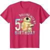 imageStar Wars BB8 ampamp DO Rolling Into My 5th Birthday TShirtRed Heather
