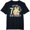 imageStar Wars BB8 ampamp DO Rolling Into My 7th Birthday TShirtBlack