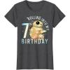 imageStar Wars BB8 ampamp DO Rolling Into My 7th Birthday TShirtDark Heather Grey