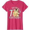 imageStar Wars BB8 ampamp DO Rolling Into My 7th Birthday TShirtRed Heather