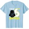 imageStar Wars Darth Vader 6th Birthday TShirt TShirtBaby Blue