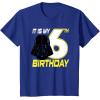 imageStar Wars Darth Vader 6th Birthday TShirt TShirtRoyal Blue