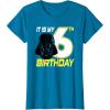 imageStar Wars Darth Vader 6th Birthday TShirt TShirtSapphire Blue