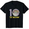 imageStar Wars The Mandalorian The Child Kids 10th Birthday TShirtBlack