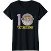 imageStar Wars The Mandalorian The Child Kids 10th Birthday TShirtBlack