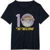 imageStar Wars The Mandalorian The Child Kids 10th Birthday TShirtBlack