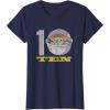 imageStar Wars The Mandalorian The Child Kids 10th Birthday TShirtNavy Blue