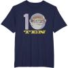 imageStar Wars The Mandalorian The Child Kids 10th Birthday TShirtNavy Blue
