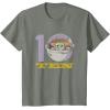 imageStar Wars The Mandalorian The Child Kids 10th Birthday TShirtOlive Heather