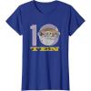 imageStar Wars The Mandalorian The Child Kids 10th Birthday TShirtRoyal Blue