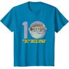 imageStar Wars The Mandalorian The Child Kids 10th Birthday TShirtSapphire Blue