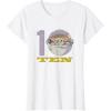 imageStar Wars The Mandalorian The Child Kids 10th Birthday TShirtWhite