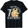 imageStar Wars BB8 ampamp DO Rolling Into My 7th Birthday TShirtBlack