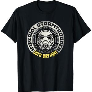 imageStar Wars Imperial Stormtrooper 50th Birthday TShirtBlack