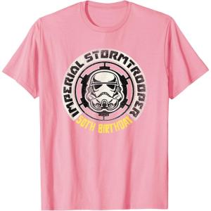 imageStar Wars Imperial Stormtrooper 50th Birthday TShirtPink