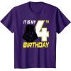 imageStar Wars Darth Vader 4th Birthday TShirt TShirtPurple