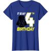 imageStar Wars Darth Vader 4th Birthday TShirt TShirtRoyal Blue