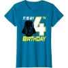 imageStar Wars Darth Vader 4th Birthday TShirt TShirtSapphire Blue