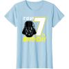 imageStar Wars Darth Vader 7th Birthday TShirt TShirtBaby Blue