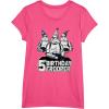 imageStar Wars Stormtrooper Party Hats Trio 5th Birthday Trooper TShirtPink Heather