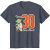 imageStar Wars Yoda 30th Birthday TShirtHeather Blue
