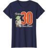 imageStar Wars Yoda 30th Birthday TShirtNavy Blue