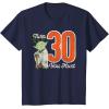 imageStar Wars Yoda 30th Birthday TShirtNavy Blue